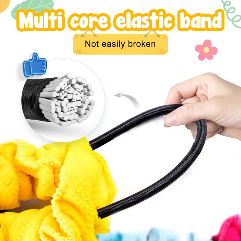 Sonyabecca Elastic Fleece Cooperative Stretchy Band Integrations Dynamic Movement Exercise Latex Stretchier 6 Feet Creative Moving Prop for Group Activities Special Needs Large Motor Coordination - Image 4